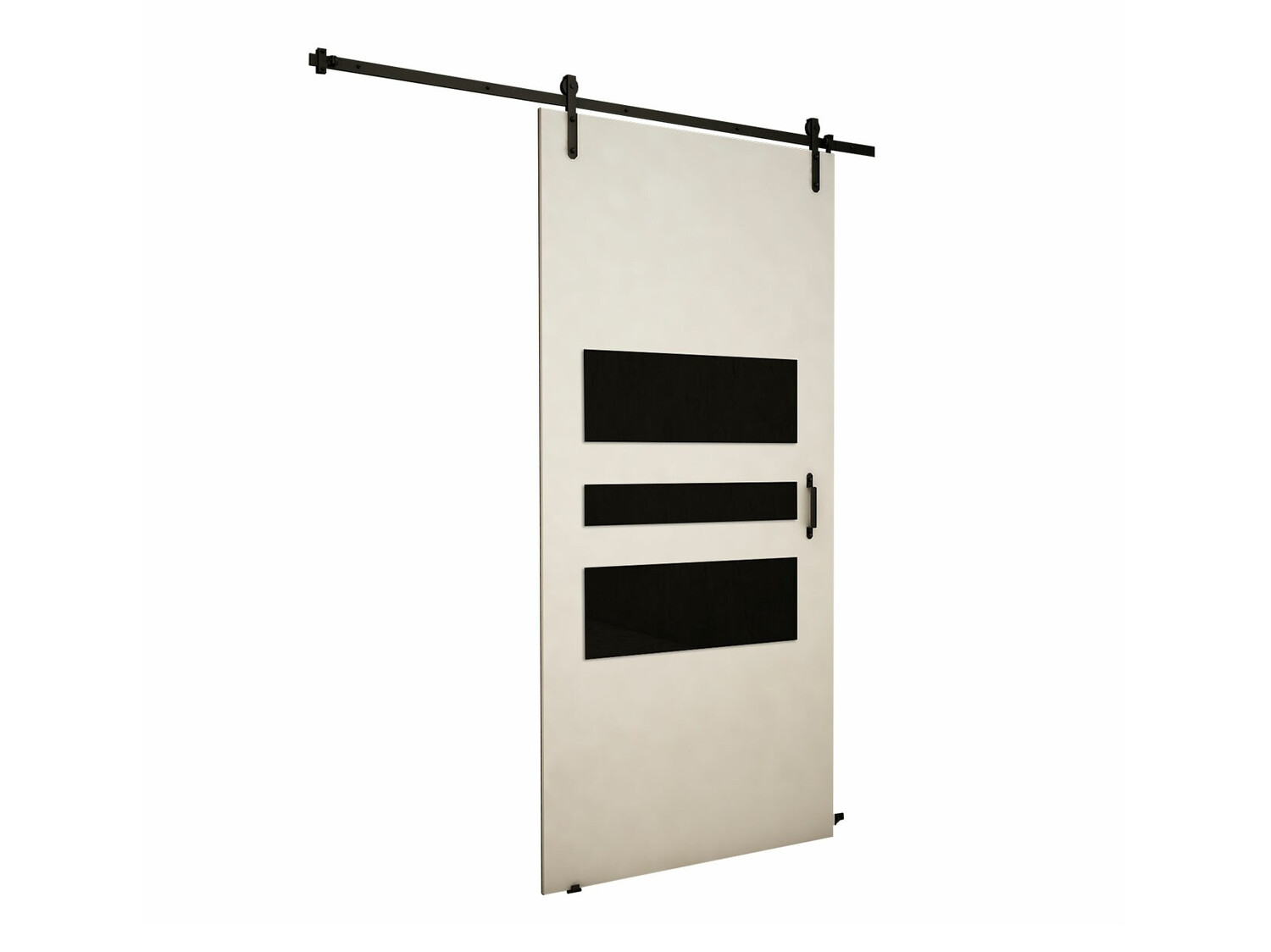 Schuifdeuren Dover 163 (Wit + Zwart)