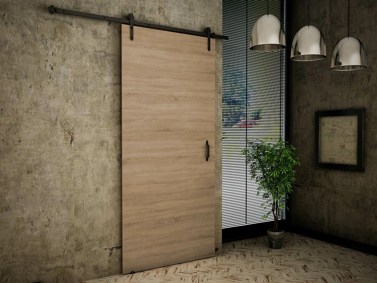 Schuifdeuren Dover 167 (Sonoma eik)