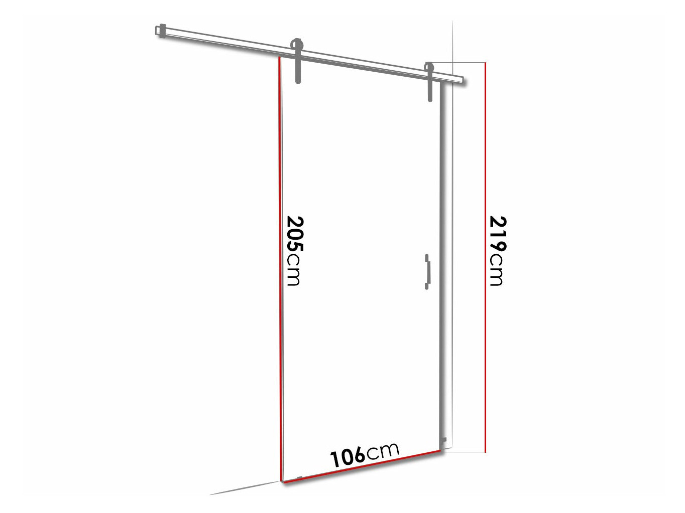Schuifdeuren Dover 167 (Sonoma eik)