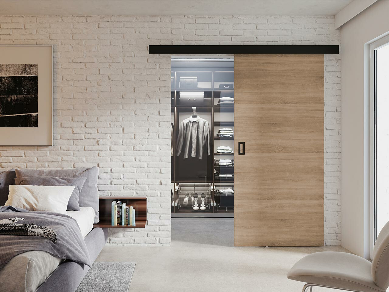 Schuifdeuren Dover 168 (Sonoma eik)