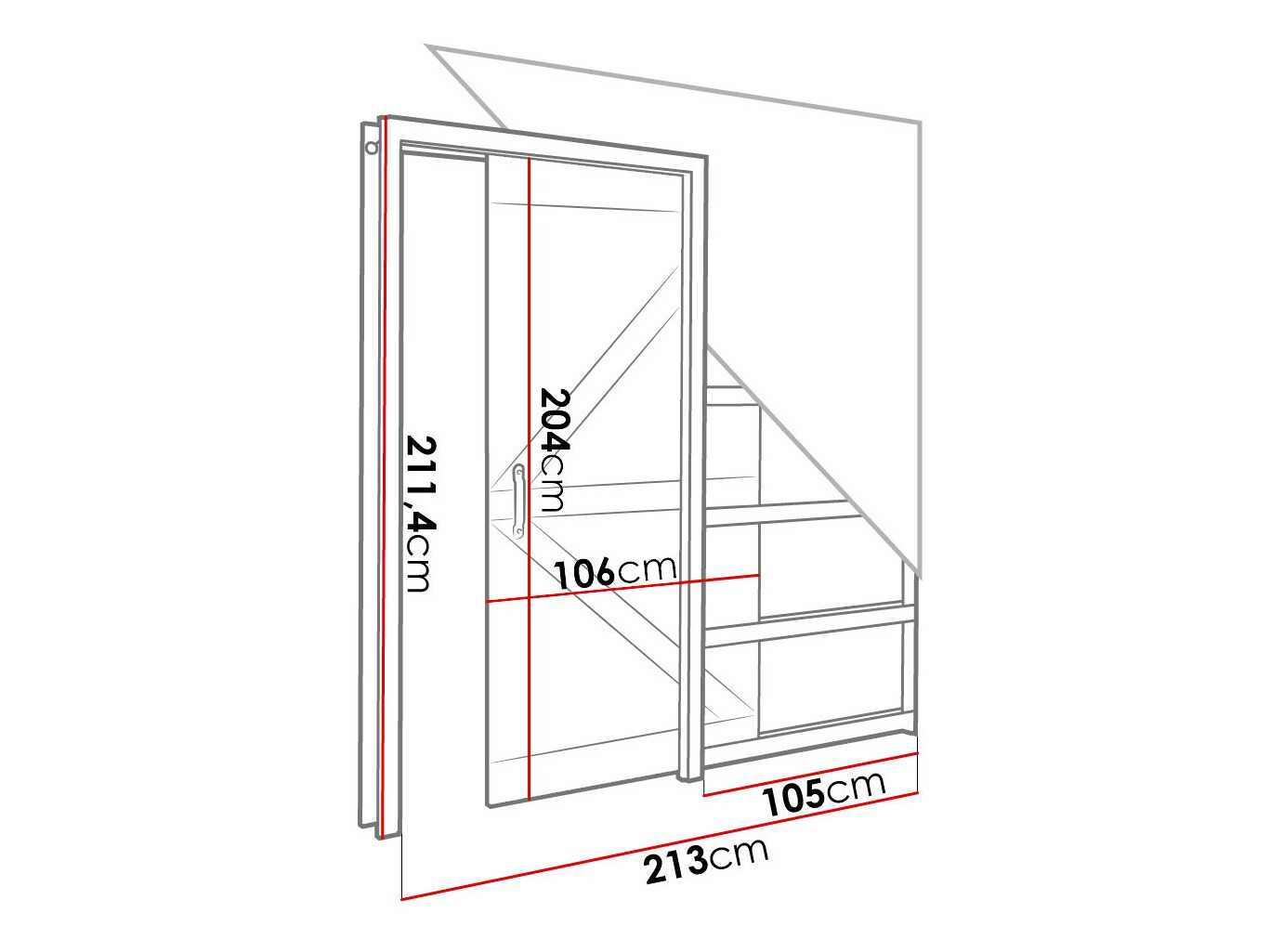 Schuifdeuren Dover 179