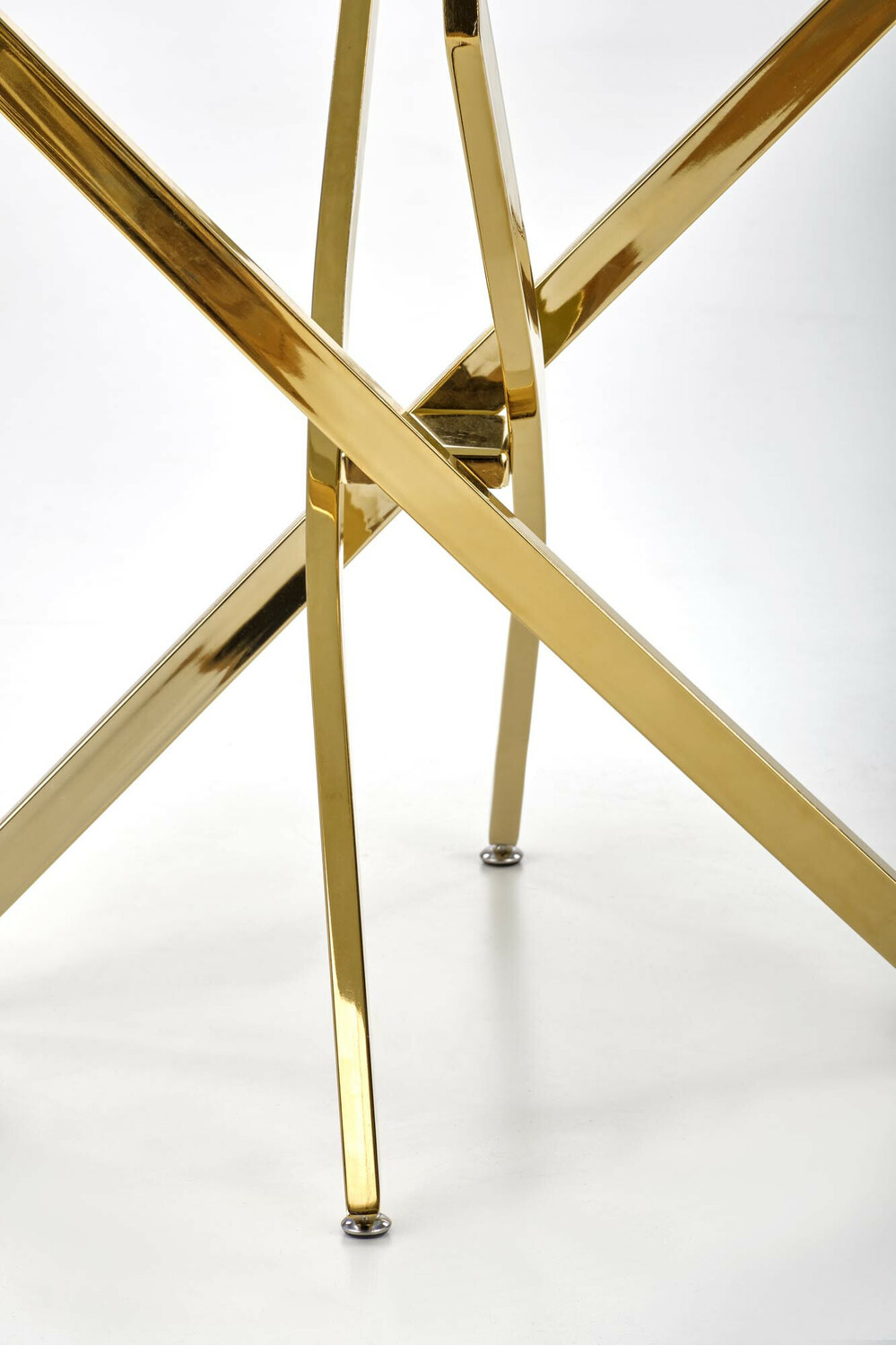 Tafel Houston 1538 (Gouden + Zwart marmer)