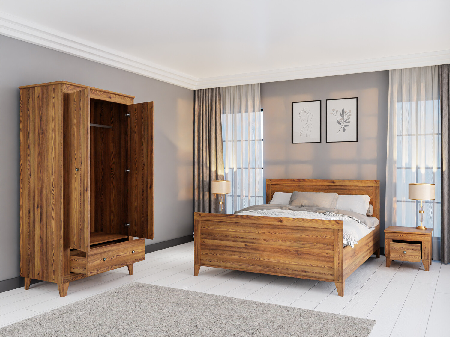 Slaapkamer set Lirmora 126