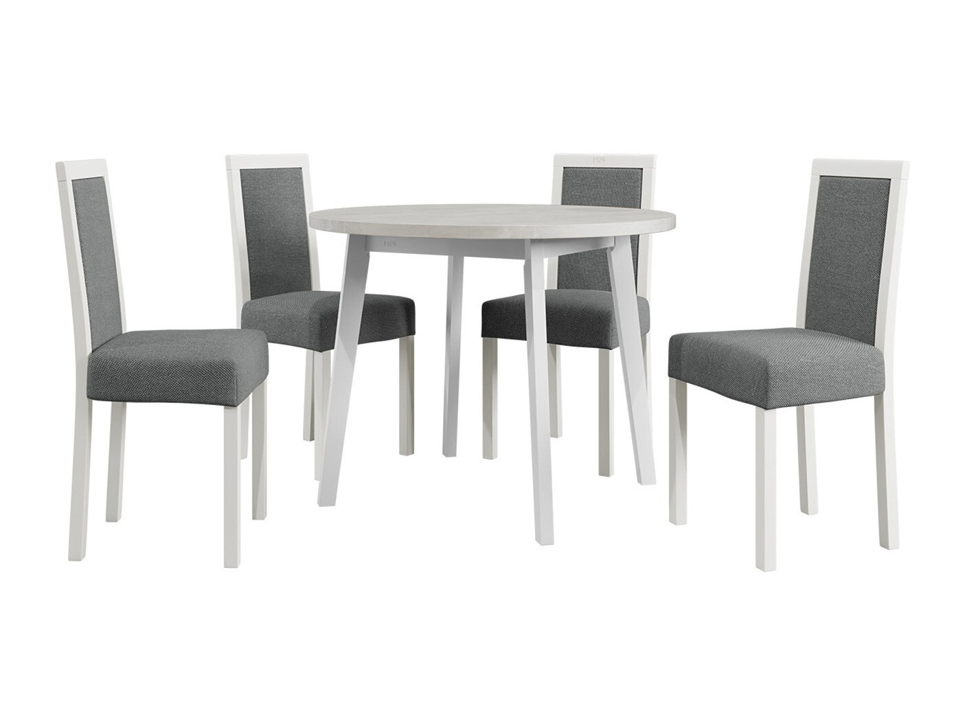 Eetkamerset Victorville 304 (Wit)