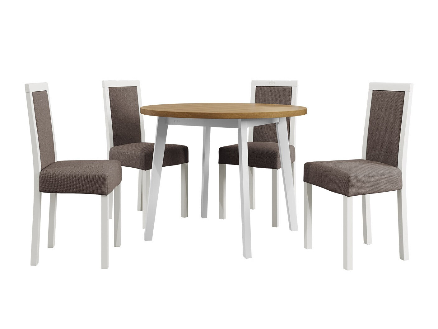 Eetkamerset Victorville 306 (Wit)