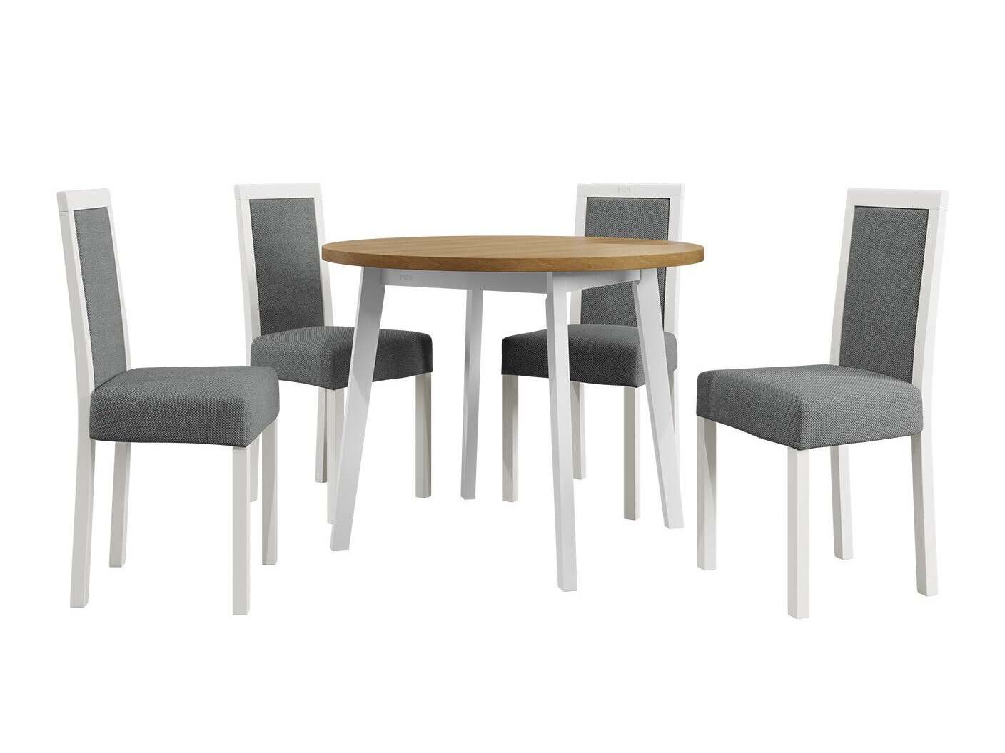 Eetkamerset Victorville 306 (Wit)