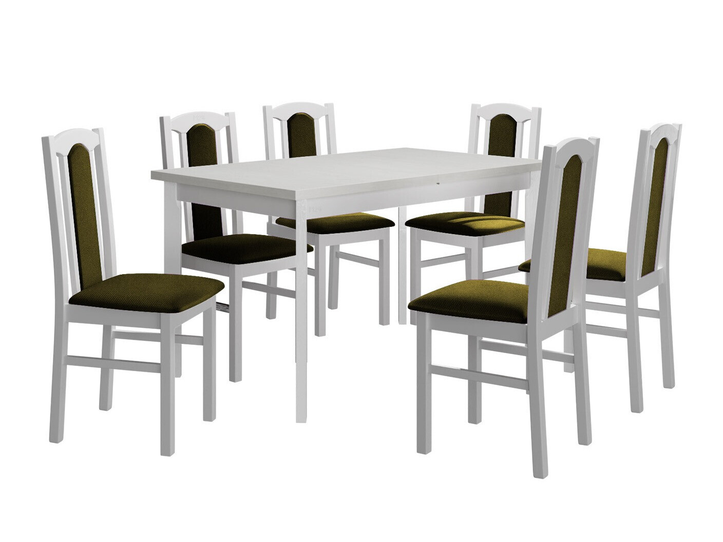Eetkamerset Victorville 313 (Wit)