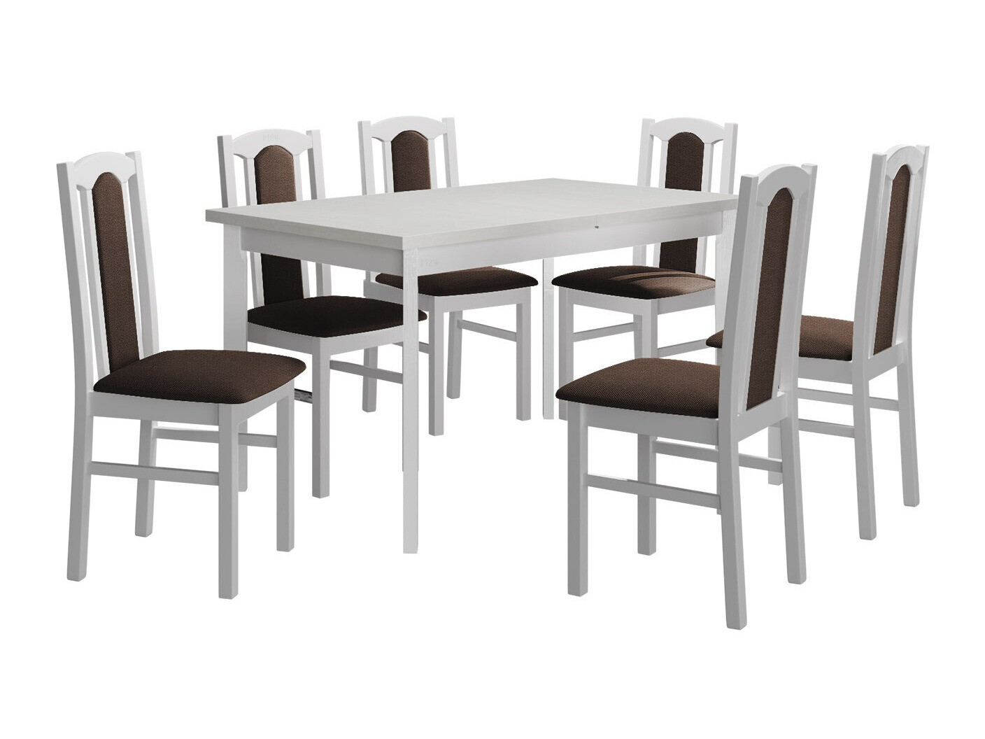 Eetkamerset Victorville 313 (Wit)
