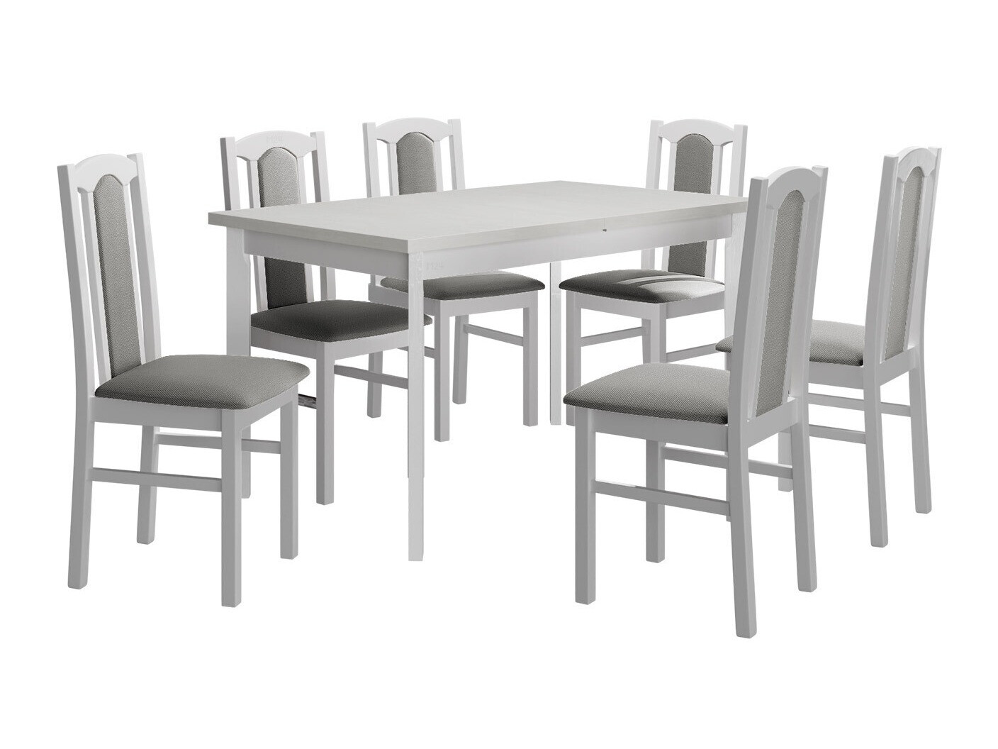 Eetkamerset Victorville 313 (Wit)