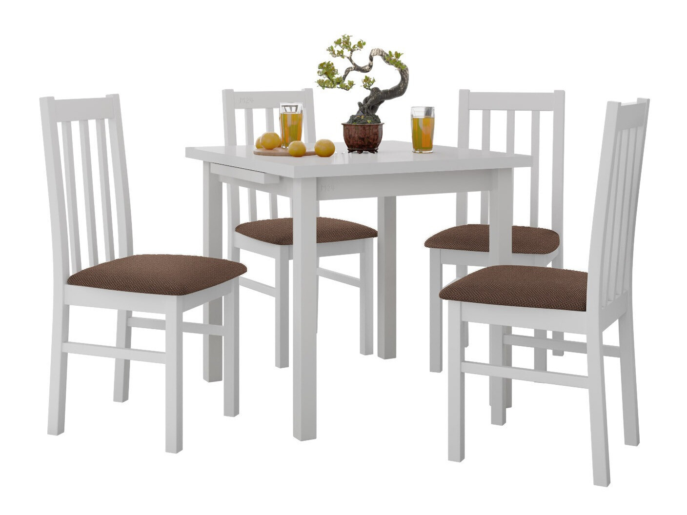 Eetkamerset Victorville 319 (Wit)