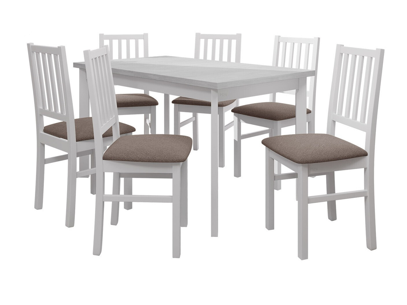 Eetkamerset Victorville 320 (Wit)