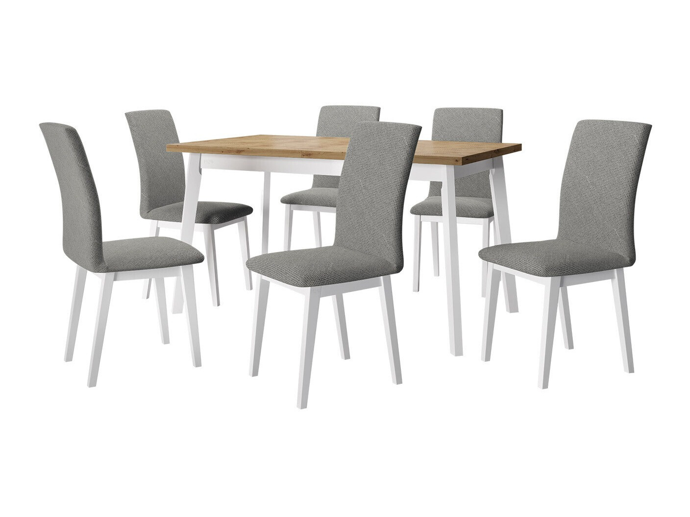 Eetkamerset Victorville 321 (Wit)