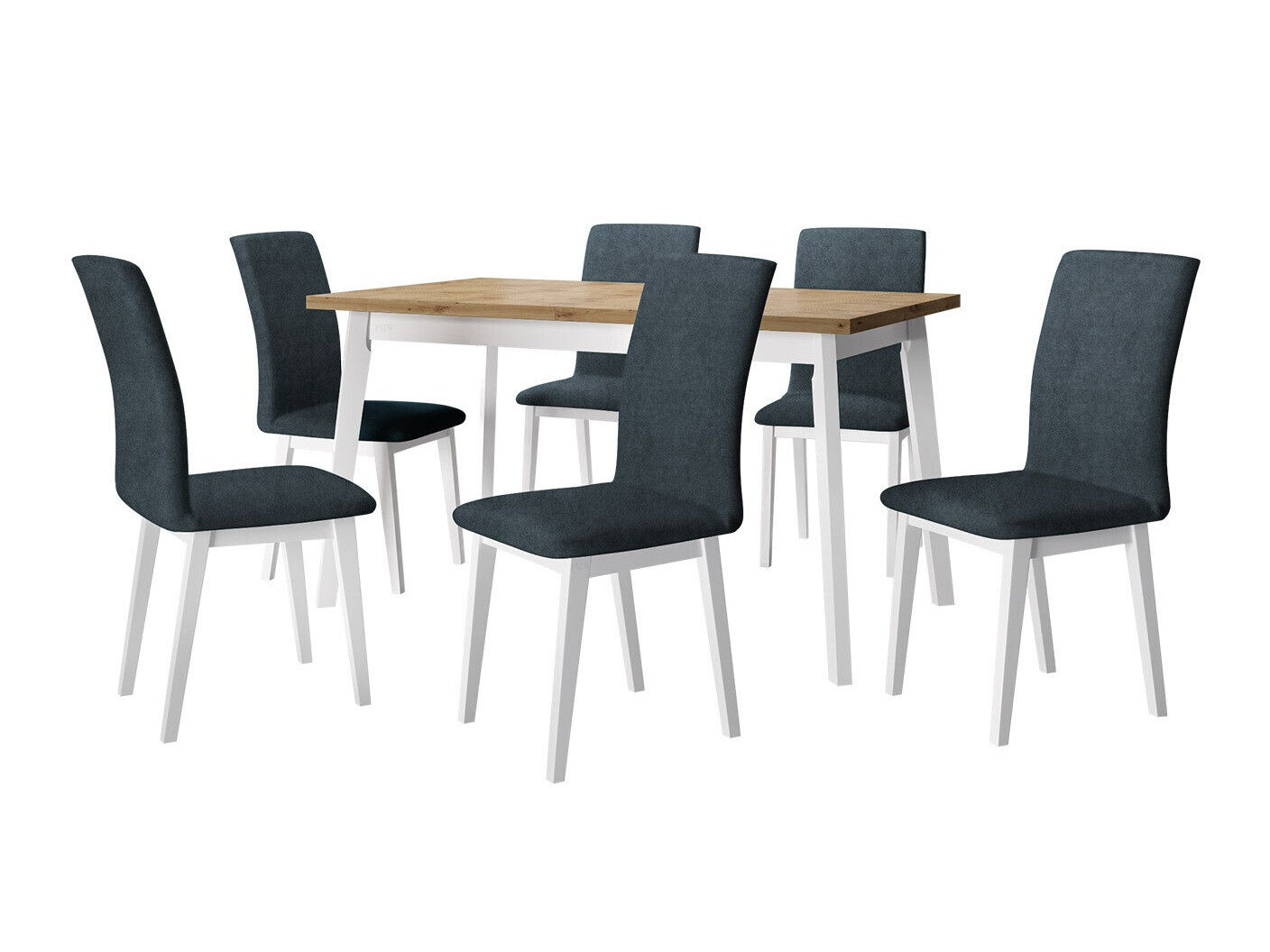 Eetkamerset Victorville 321 (Wit)