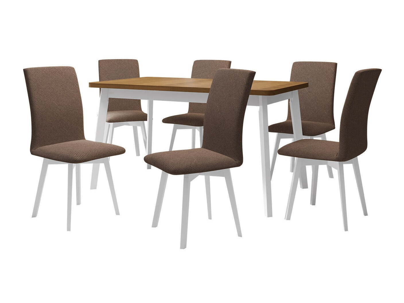 Eetkamerset Victorville 324 (Wit)