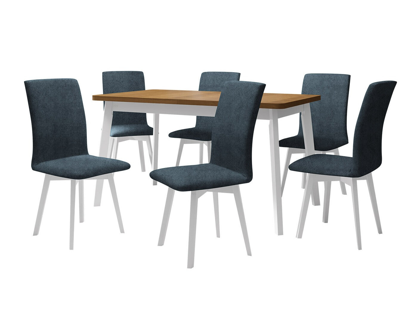 Eetkamerset Victorville 324 (Wit)