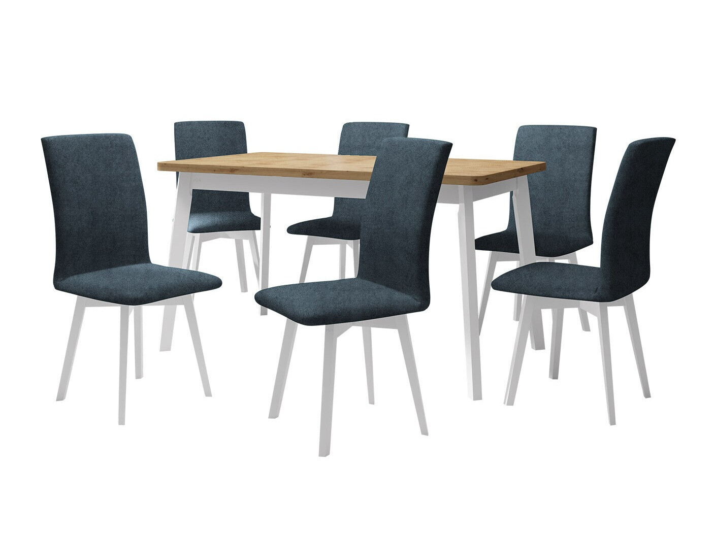 Eetkamerset Victorville 326 (Wit)