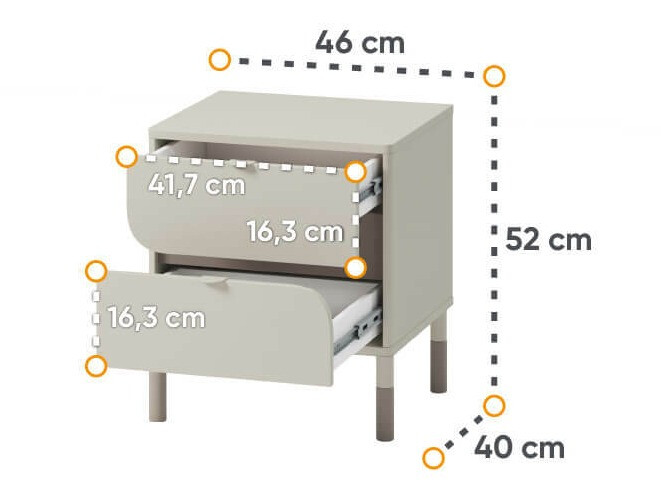 Nachtkastje Lomsono 116
