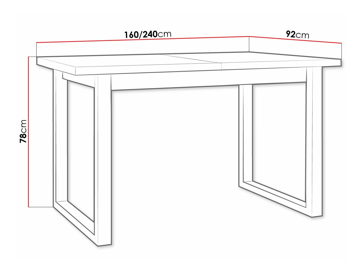 Tafel Victorville 327 (Artisan eiken)