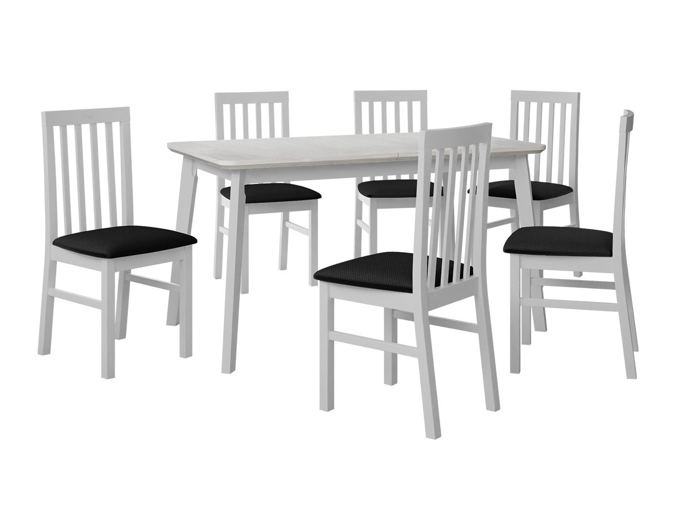 Eetkamerset Victorville 267 (Wit)