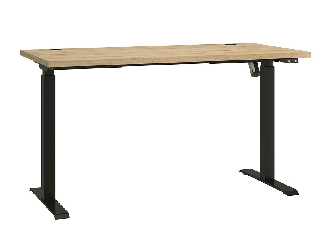 In hoogte verstelbaar bureau Tucson 171 (Artisan eiken + Matzwart)