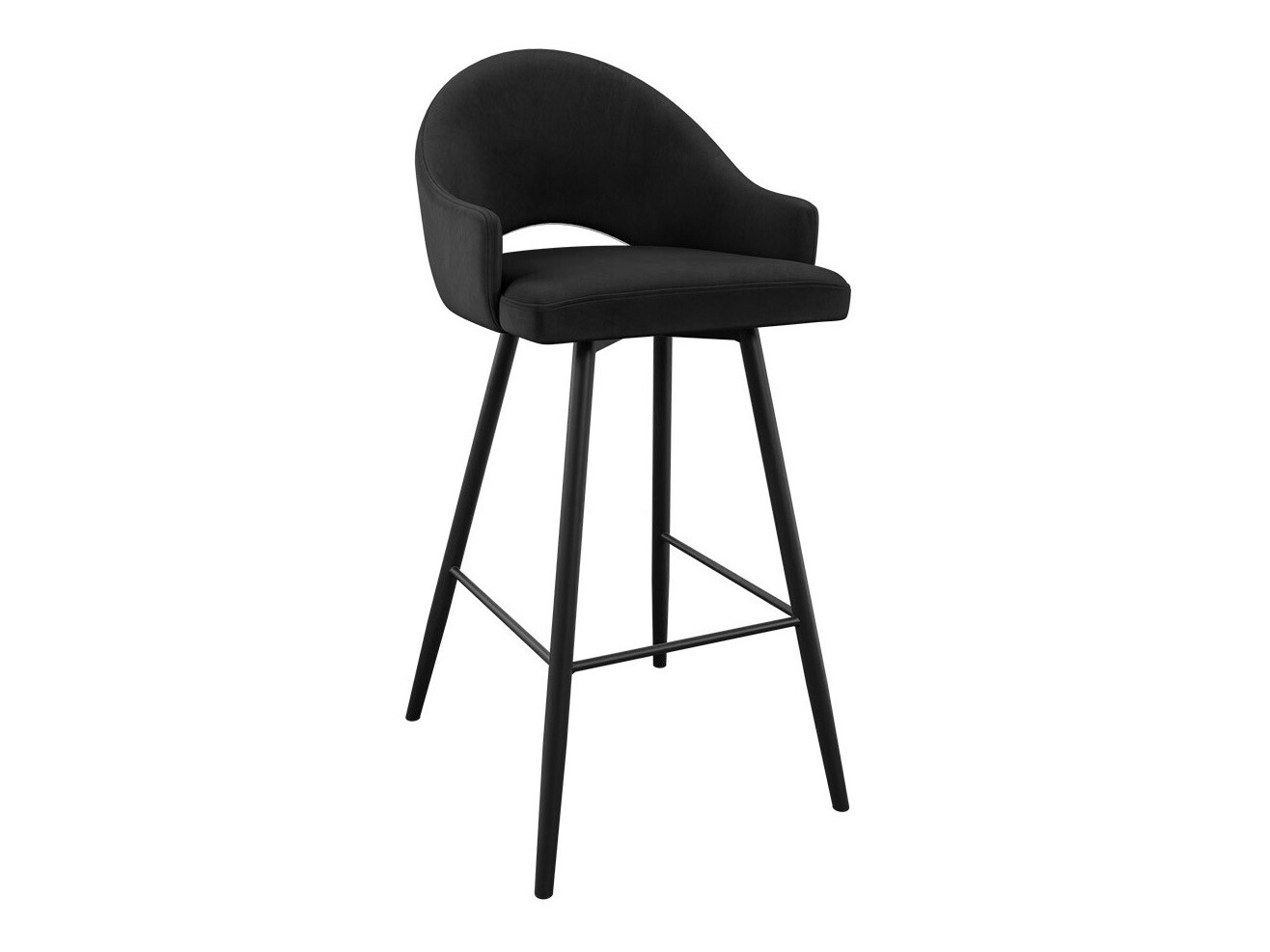 Barkruk Jackson 103 (Zwart + Magic Velvet 2219)