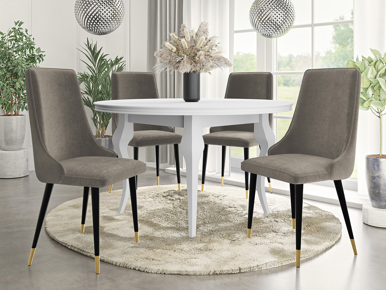 Stoel Jackson 106 (Zwart + Magic Velvet 2209)