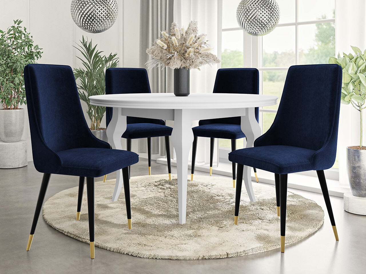 Stoel Jackson 106 (Zwart + Magic Velvet 2216)