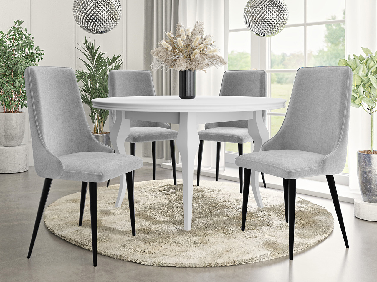 Stoel Jackson 106 (Zwart + Magic Velvet 2240)