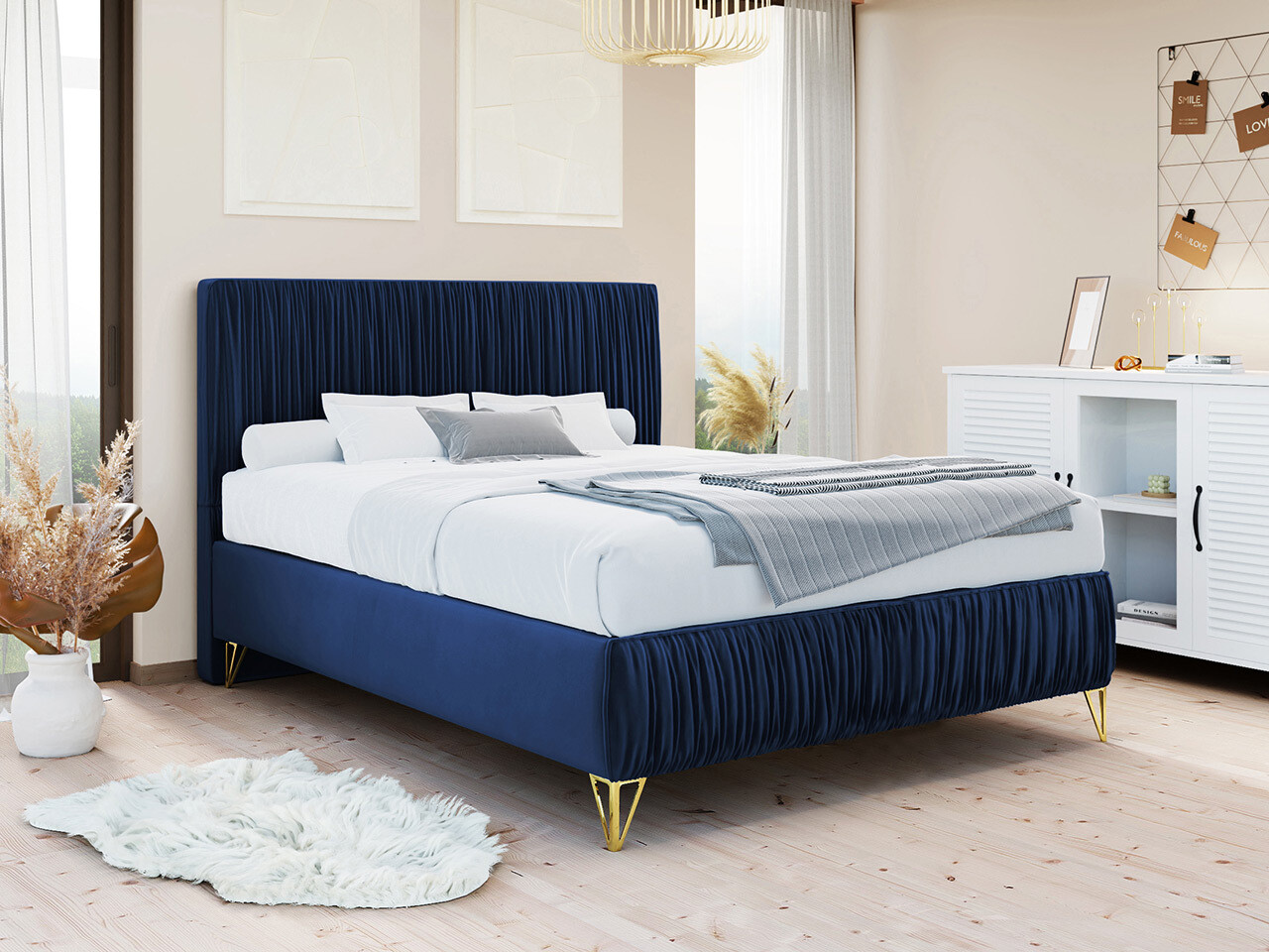 Bed Logan 112 (Amor Velvet 4314)