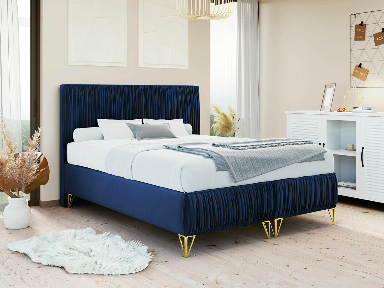 Bed Logan 112 (Amor Velvet 4314)