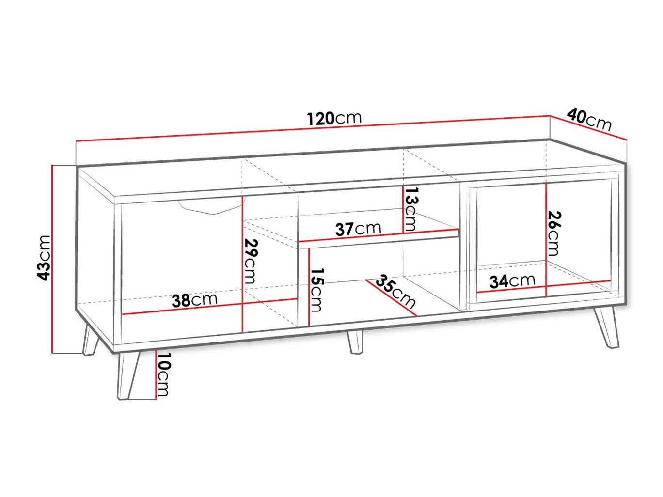 TV-meubel Domvera 109