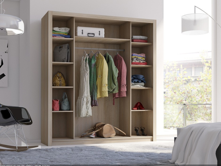 Kledingkast Murrieta 140