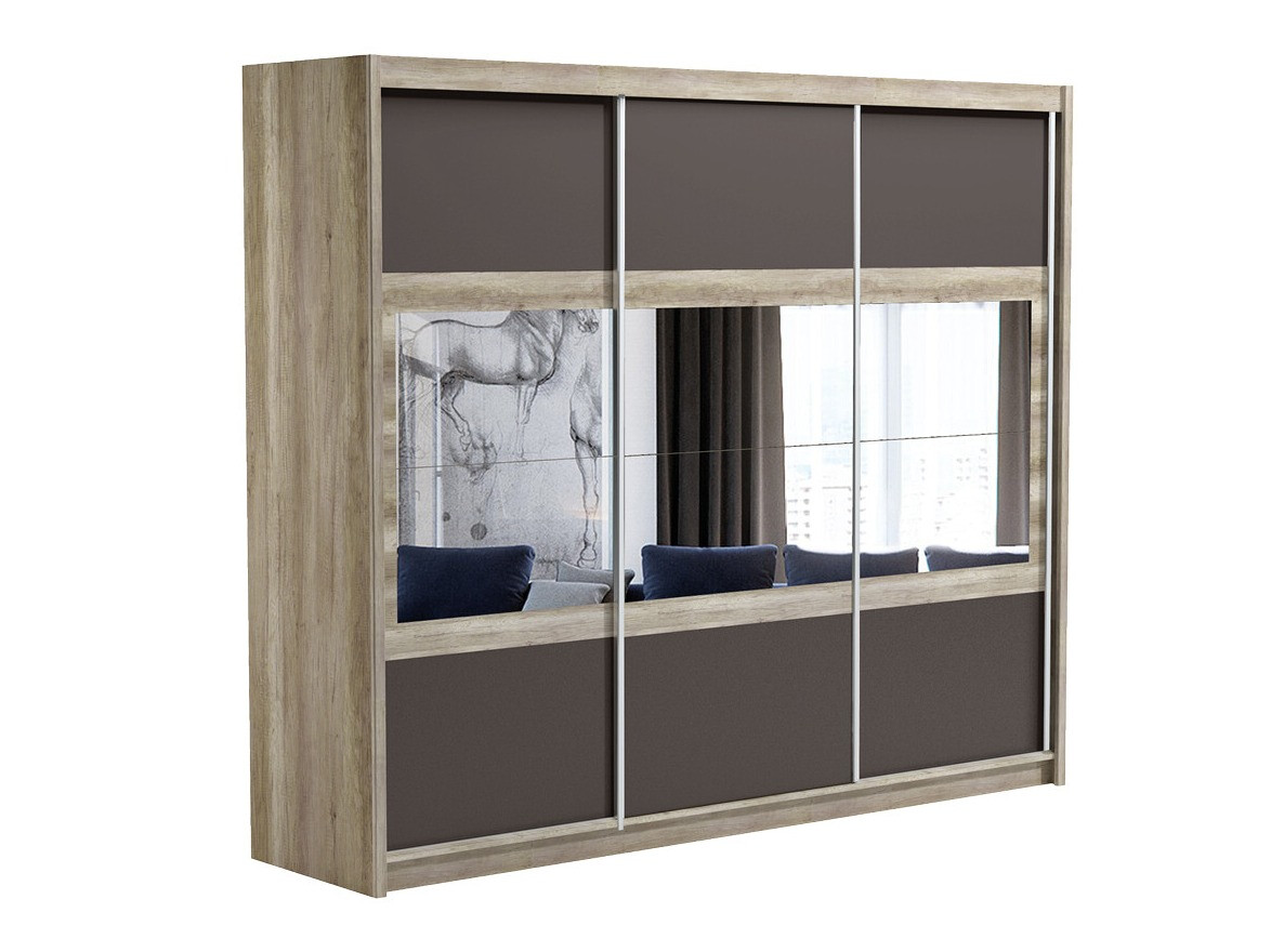 Kledingkast Honolulu 109 (Lava + Canyon eiken)