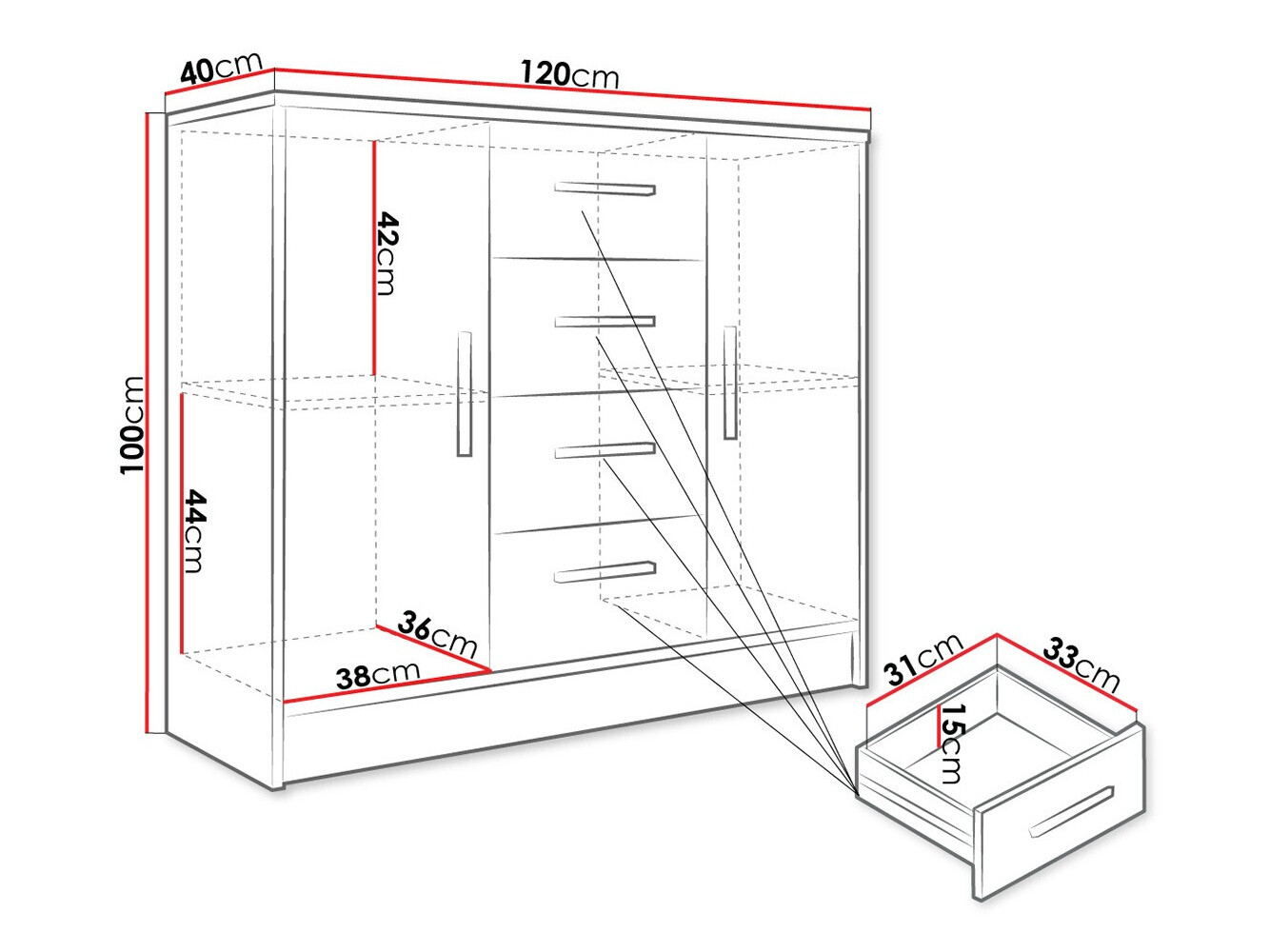 Ladekast Comfivo Pastor