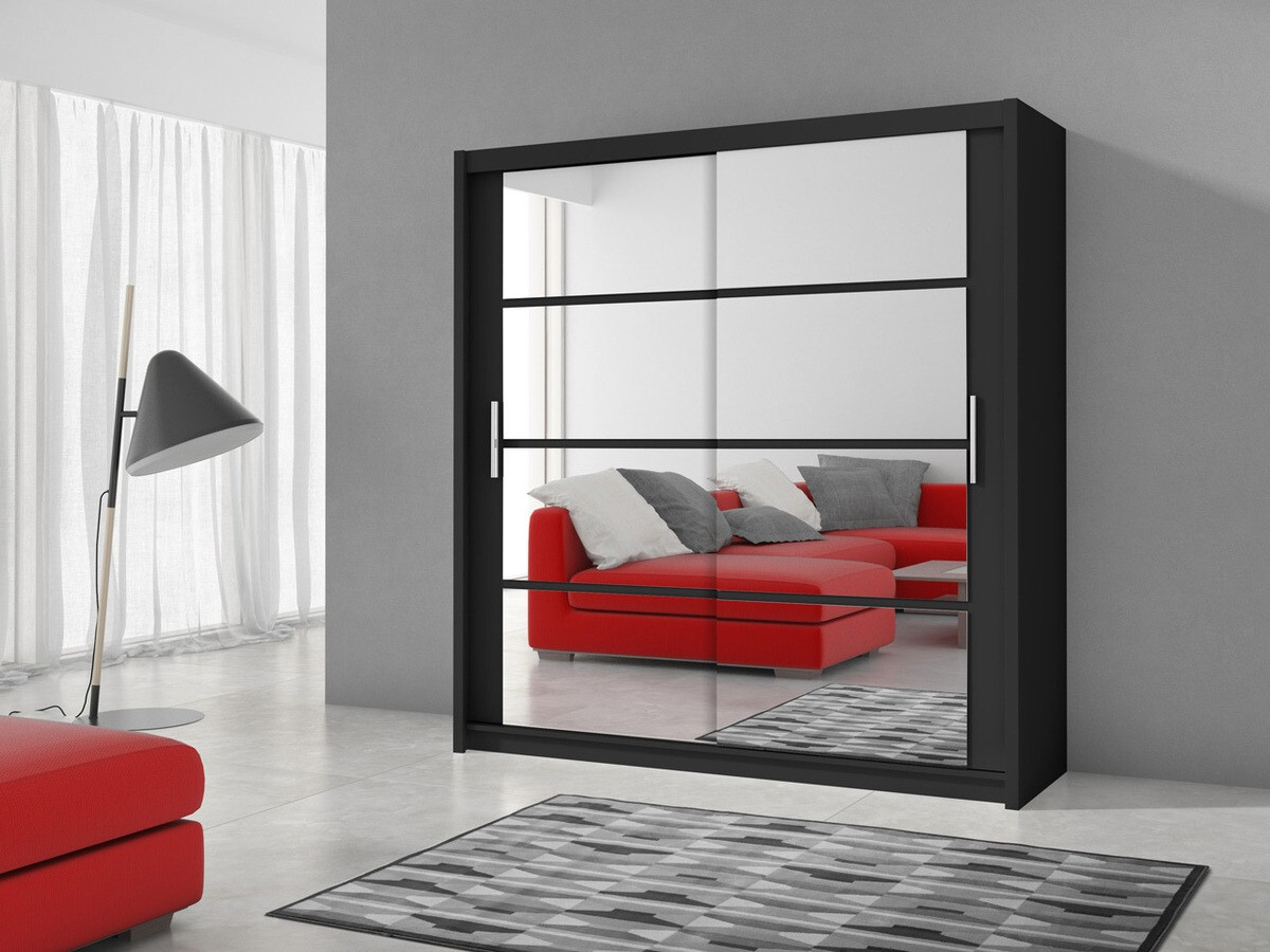 Kledingkast Honolulu 201 (Zwart)