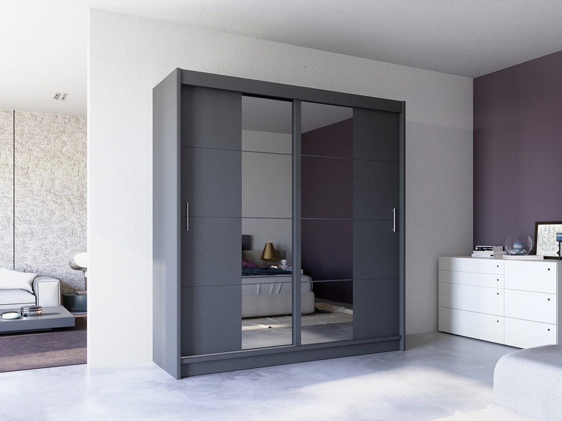 Kledingkast Honolulu 207 (Grafiet)