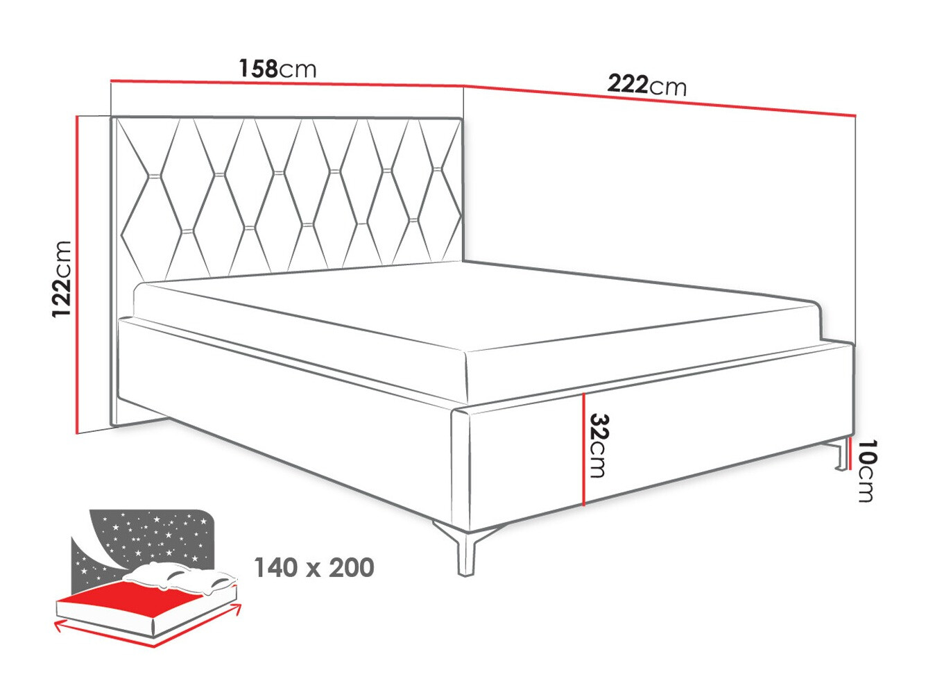 Bed Baltimore 192 (Manila 02)