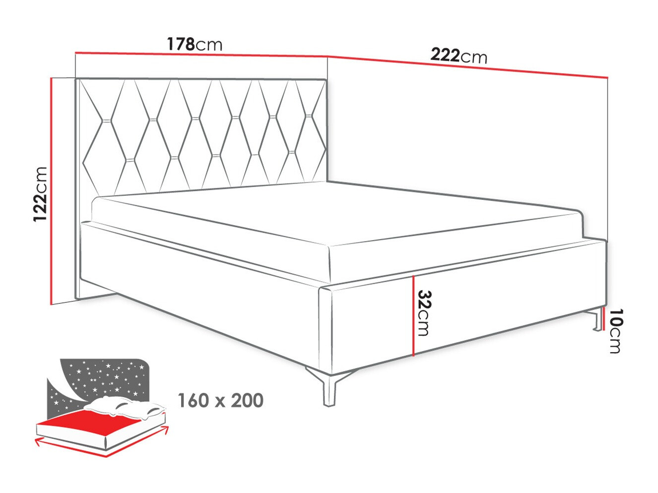 Bed Baltimore 192 (Manila 02)