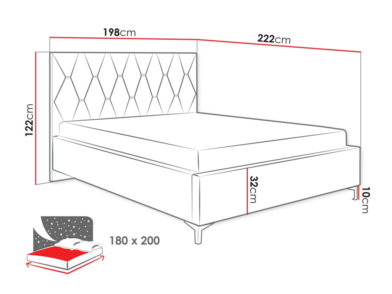 Bed Baltimore 192 (Manila 14)