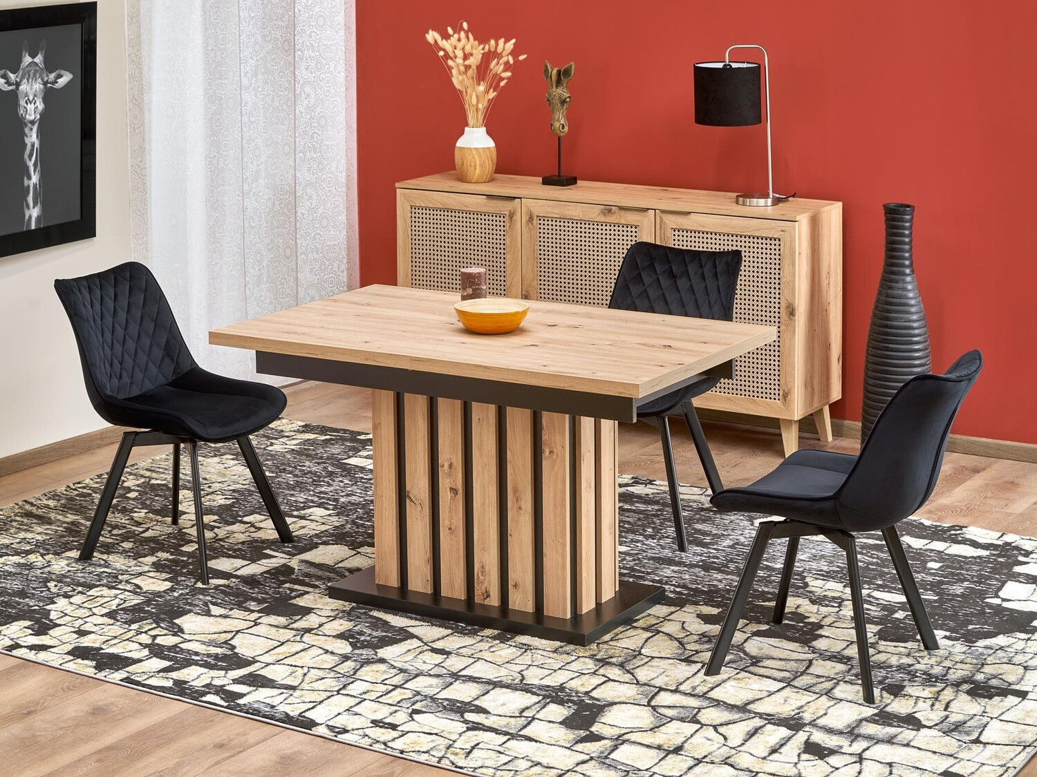 Stoel Houston 1442 (Zwart)