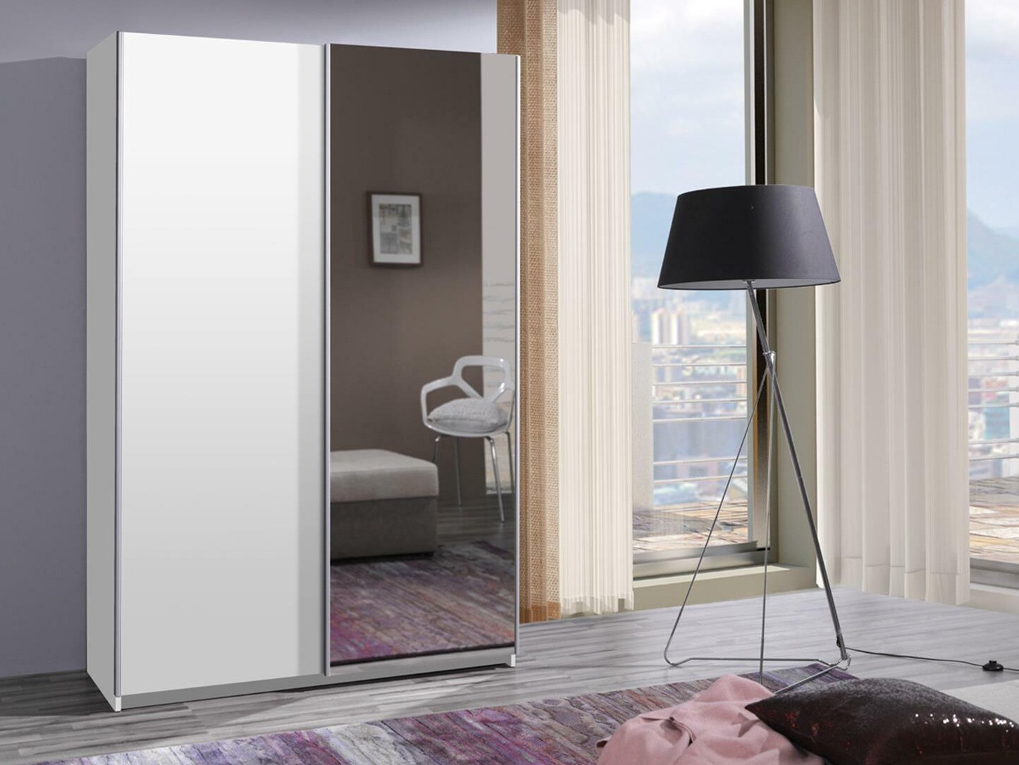 Kledingkast Murrieta 112 (Wit)