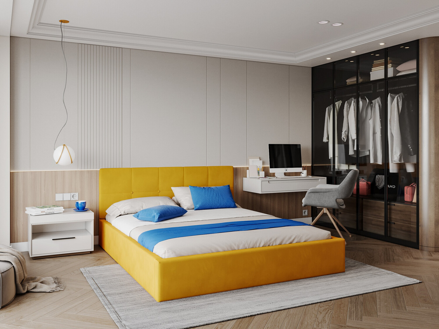 Bed Fairfield 106 (Geel)