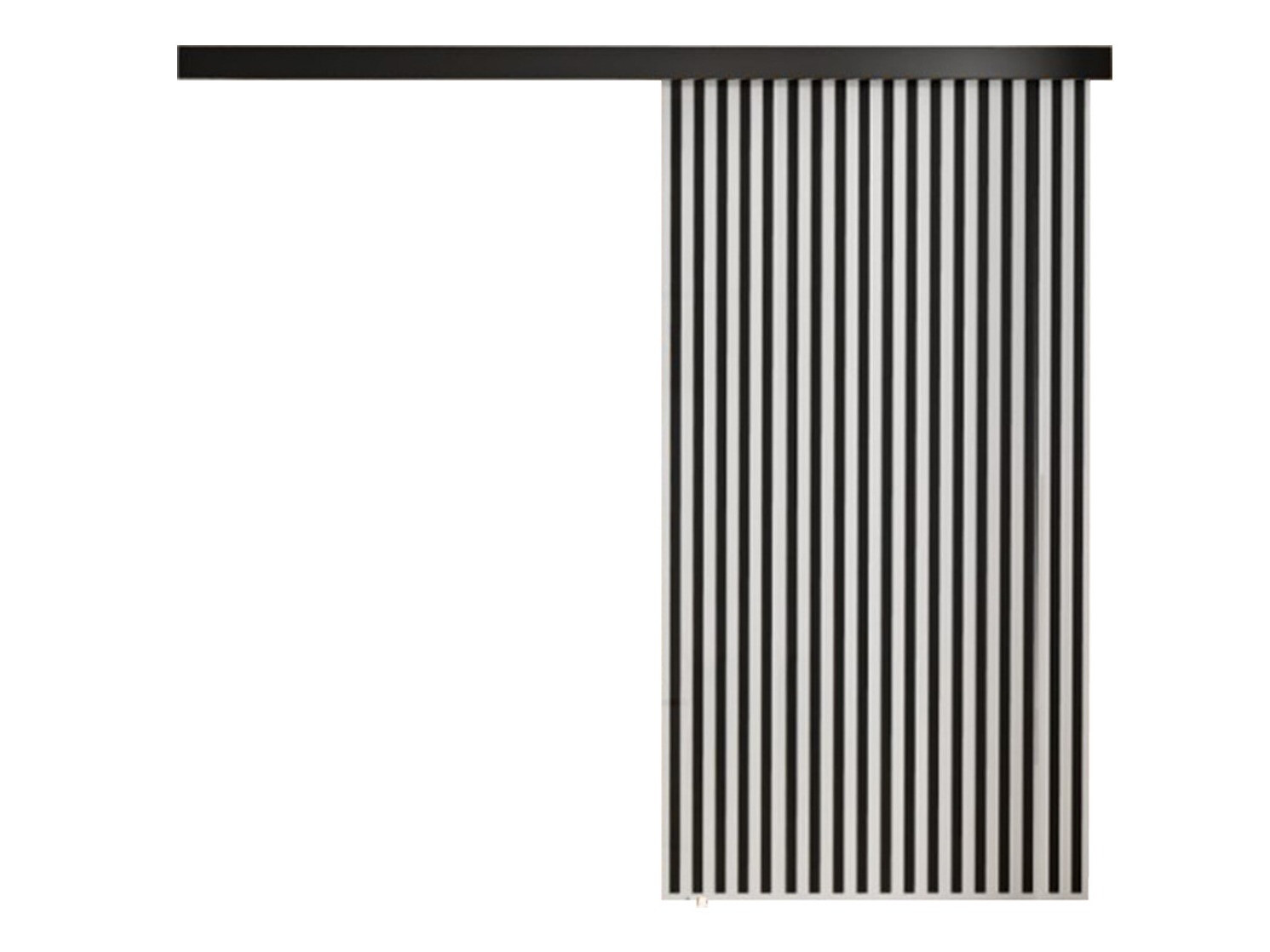 Schuifdeur Dover 204 (Wit + Zwart)