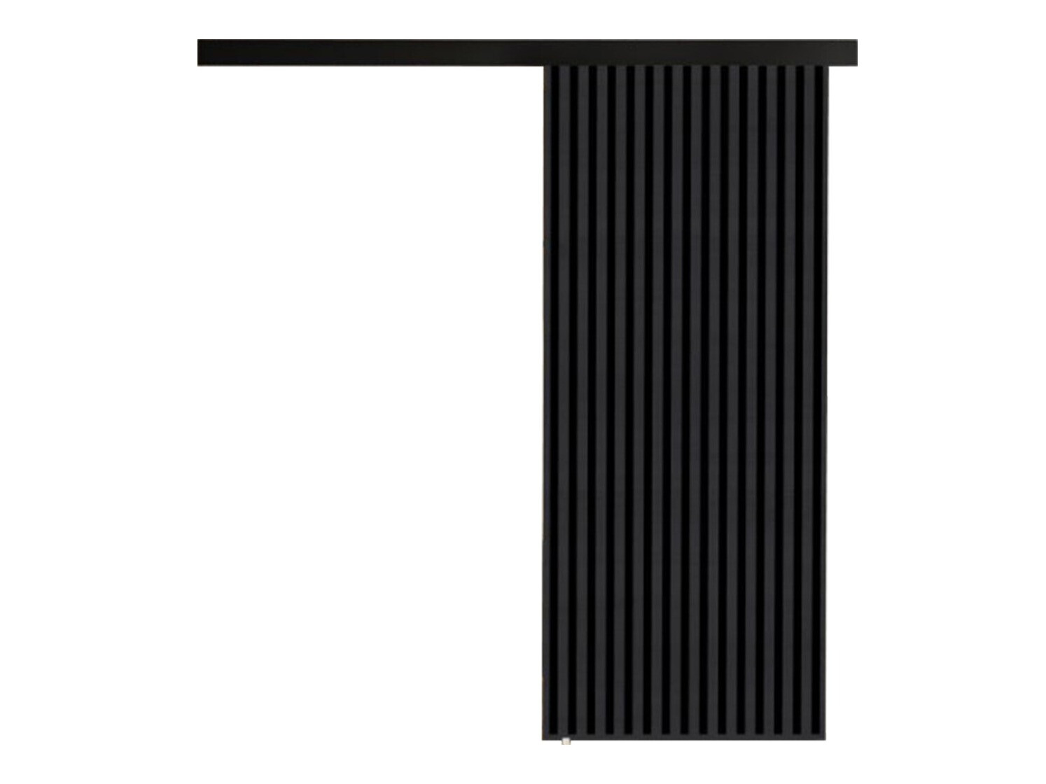 Schuifdeuren Dover 202 (Antraciet + Zwart)