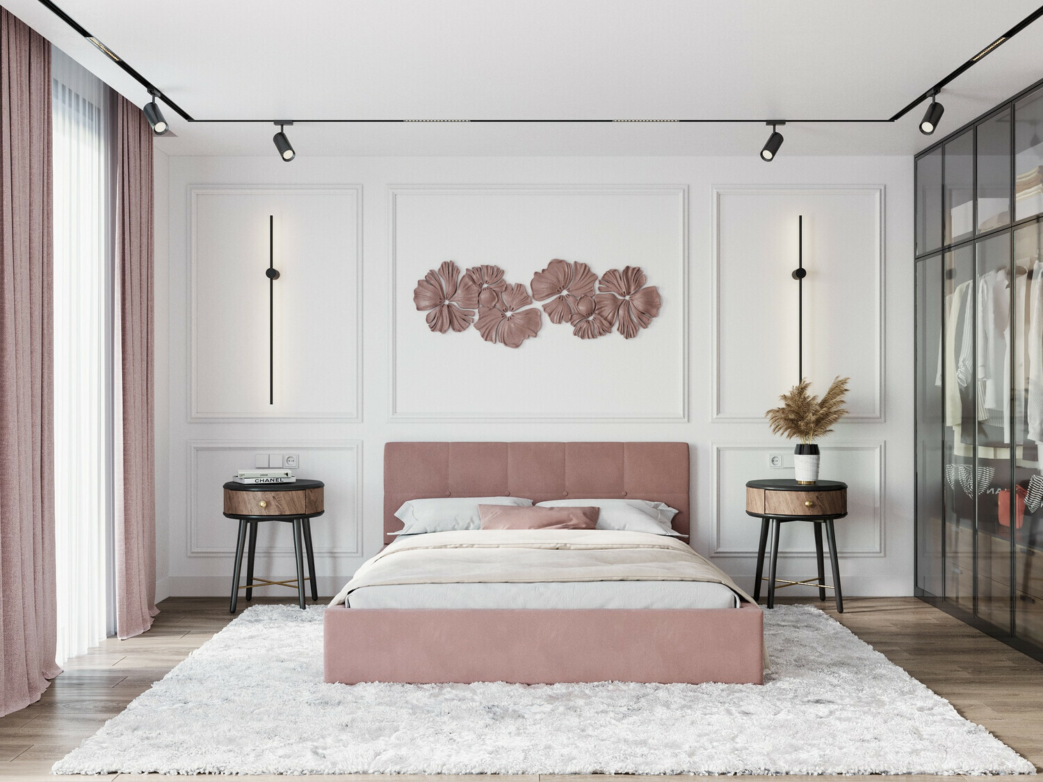 Bed Fairfield 107 (Roze)