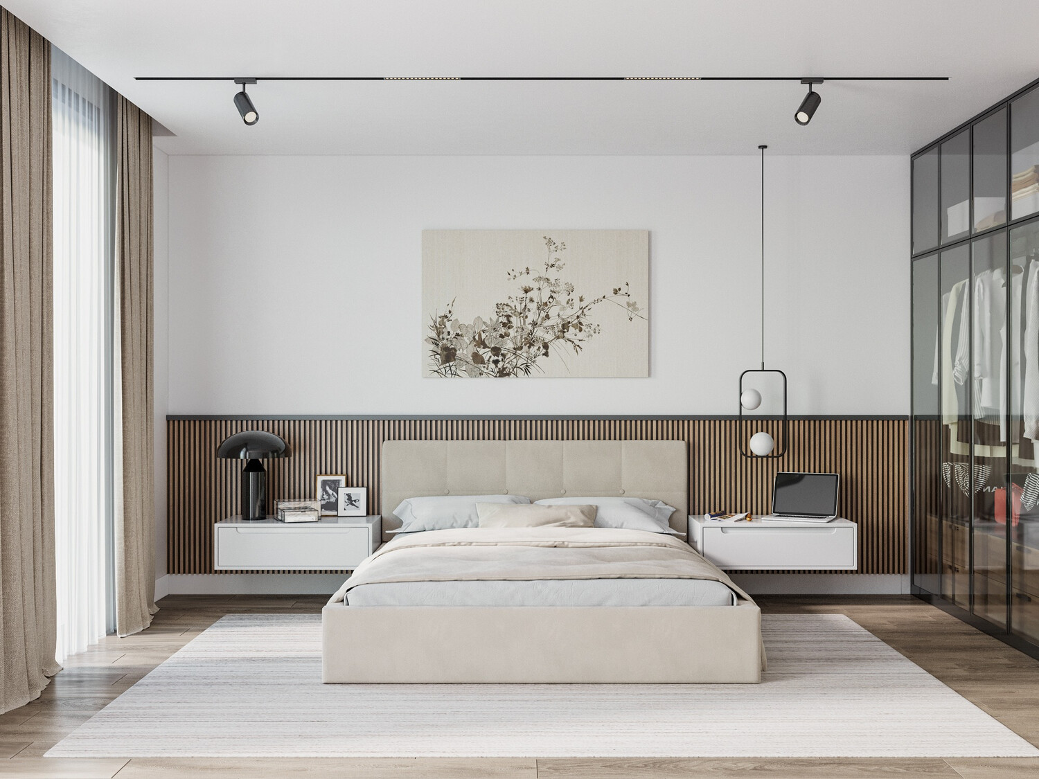 Bed Fairfield 107 (Crème)