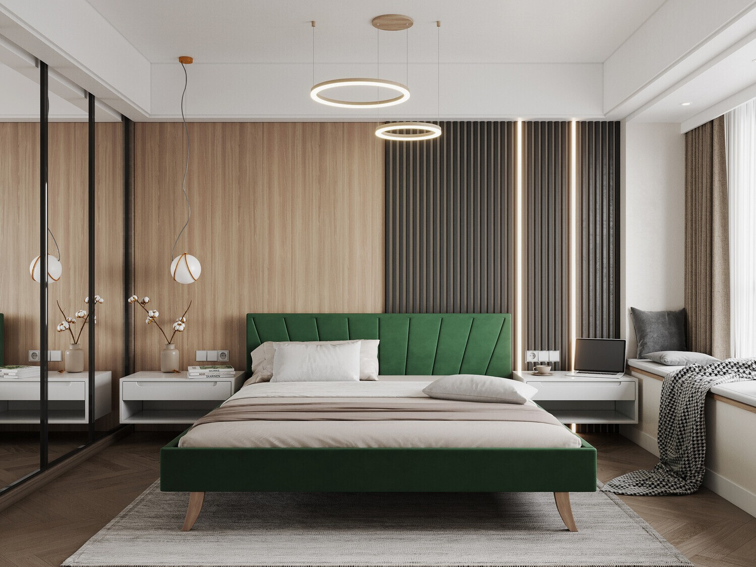 Bed Fairfield 108 (Groen)
