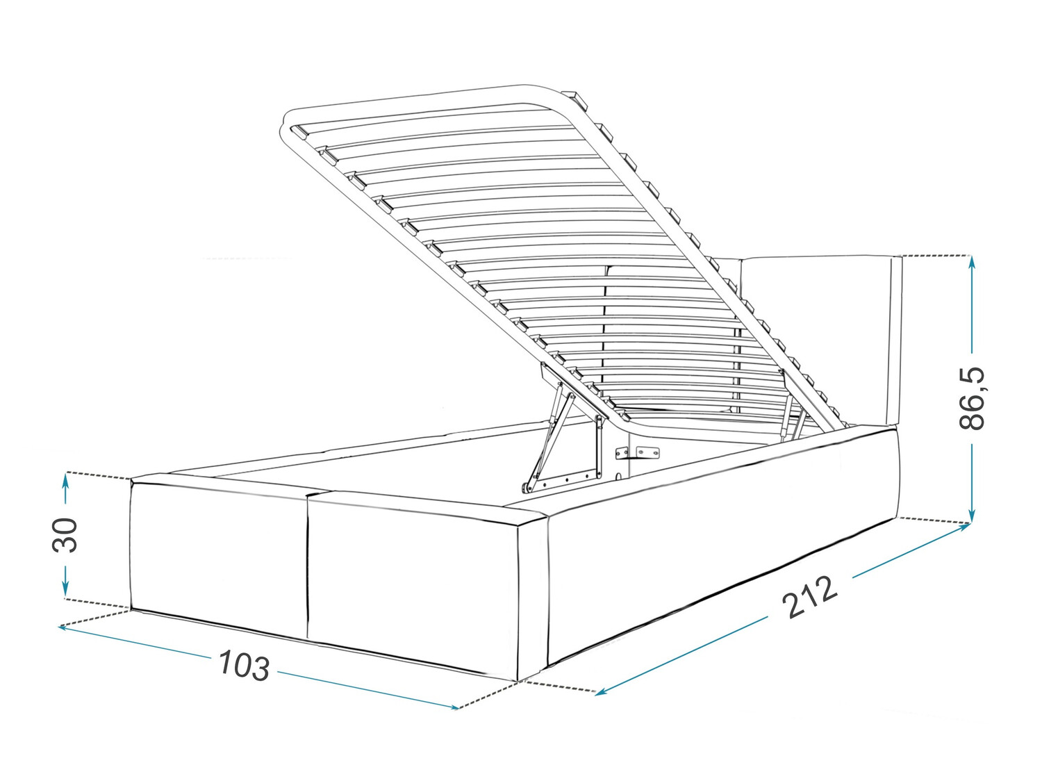 Bed Fairfield 109 (Bruin)