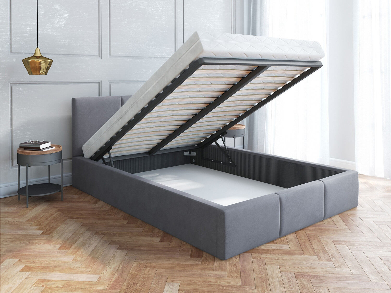 Bed Fairfield 109 (Grafiet)