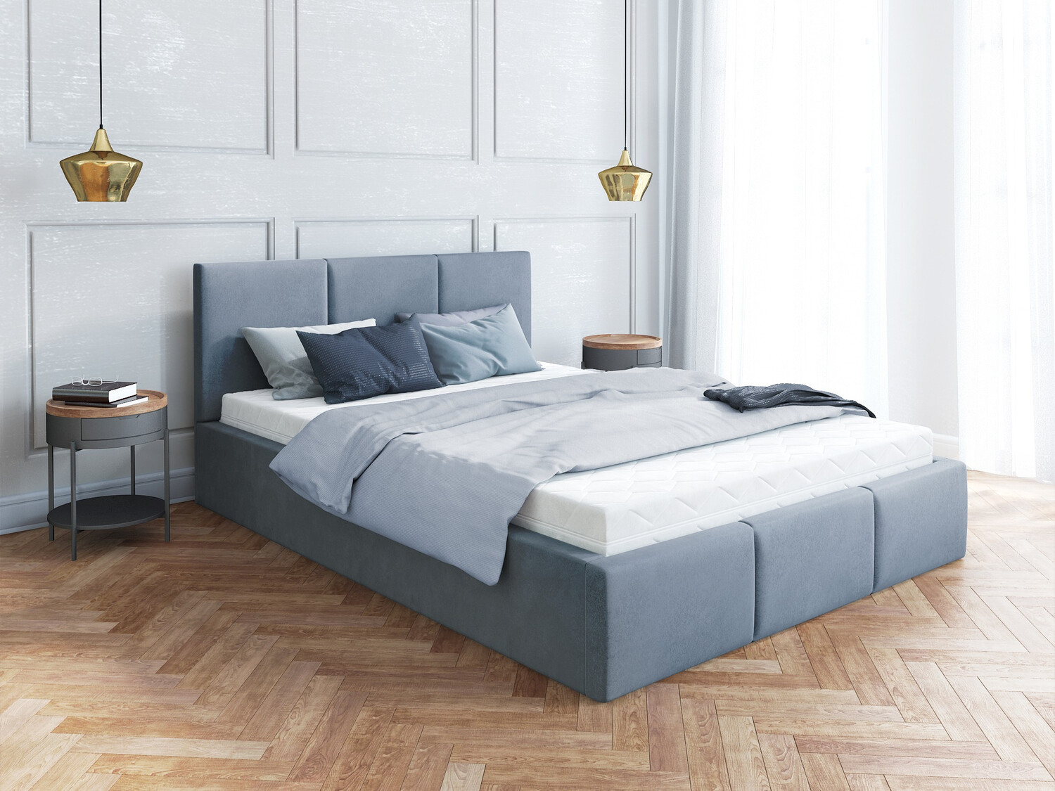 Bed Fairfield 109 (Grijs)
